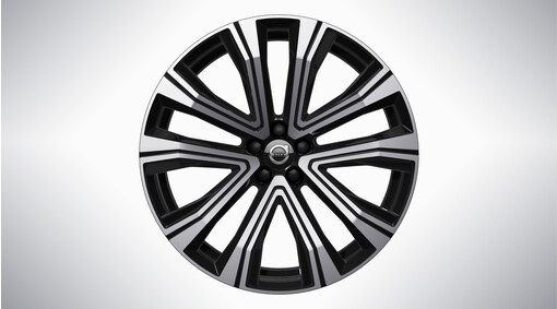 21" 5 radios V Black Diamond Cut - 1203